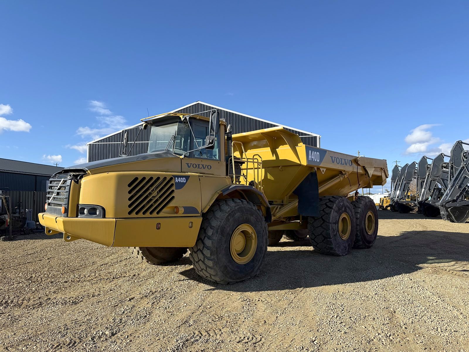 The group's Volvo A40D articulated rock truck